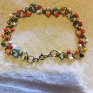 Multicolored beaded bracelet
